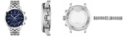 Tissot Men's Swiss Chronograph PRC 200 Stainless Steel Bracelet Watch 43mm
